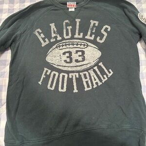 Junkfood Eagles long sleeve crewneck sweatshirt Sz S